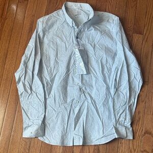 Vintage Men's Button-Down Shirt with Hankie